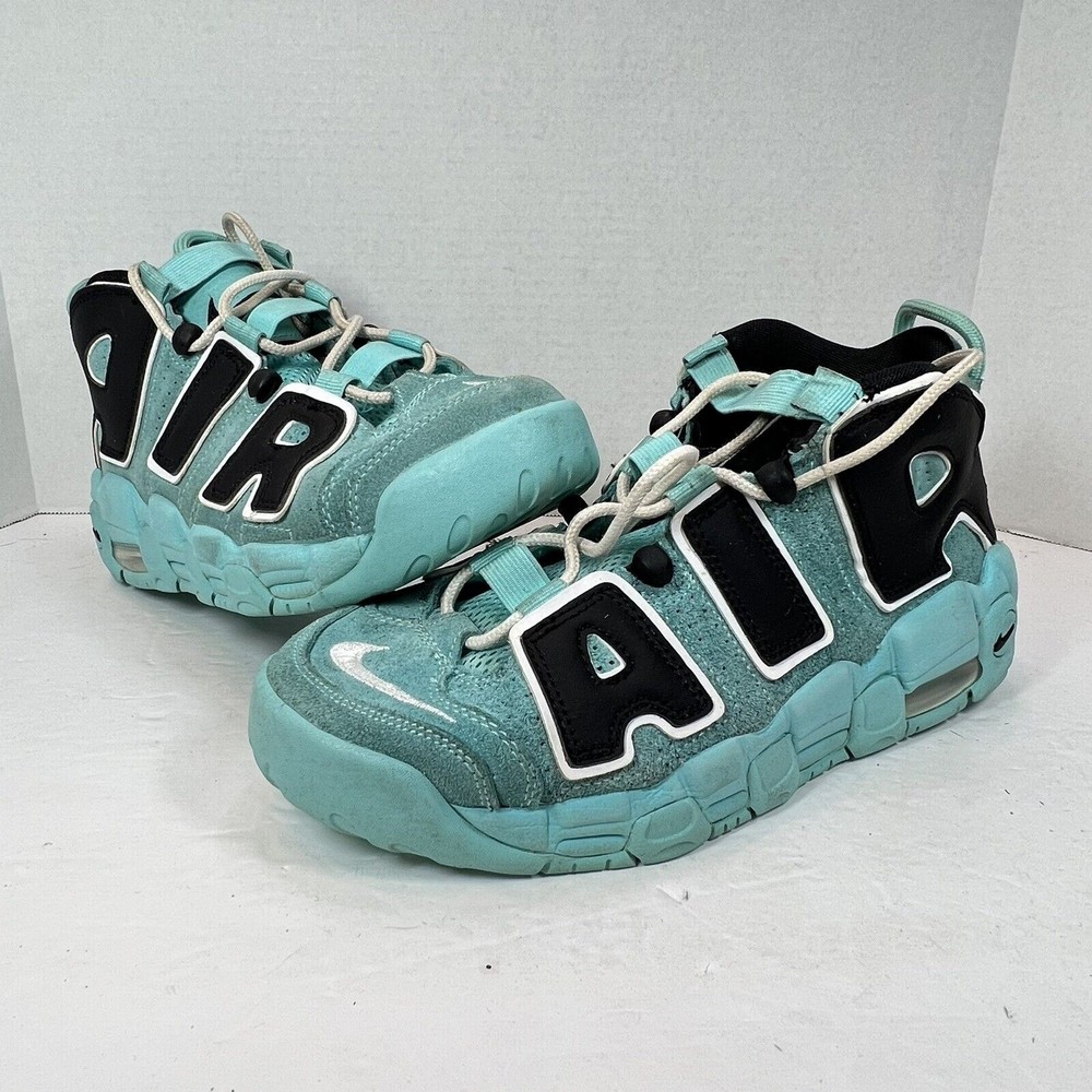 Nike Air More Uptempo 2019 Light Aqua Pippen Grade School 415082 - 403 size 7Y